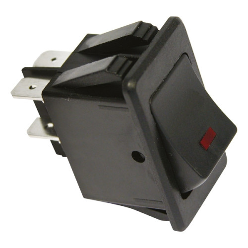 ΔΙΑΚΟΠΤΗΣ-SWITCH ON/OFF 12V 35A 35X19mm RED LED CARPOINT (0810672)