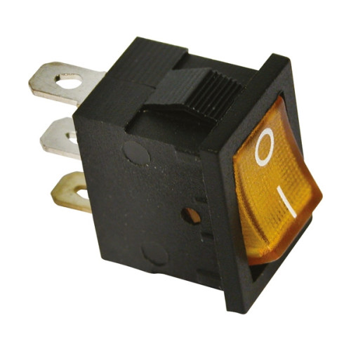 ΔΙΑΚΟΠΤΗΣ-SWITCH ON/OFF 12V 20A 19X14mm ORANGE CARPOINT (0810671)