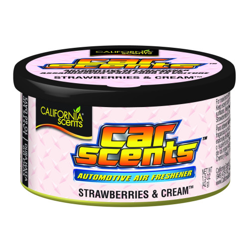 ΑΡΩΜΑΤΙΚΟ ΑΥΤΟΚΙΝΗΤΟΥ ΚΟΝΣΕΡΒΑ ΜΕ ΑΡΩΜΑ STRAWBERRY & CREAM CALIFORNIA SCENTS (095584)
