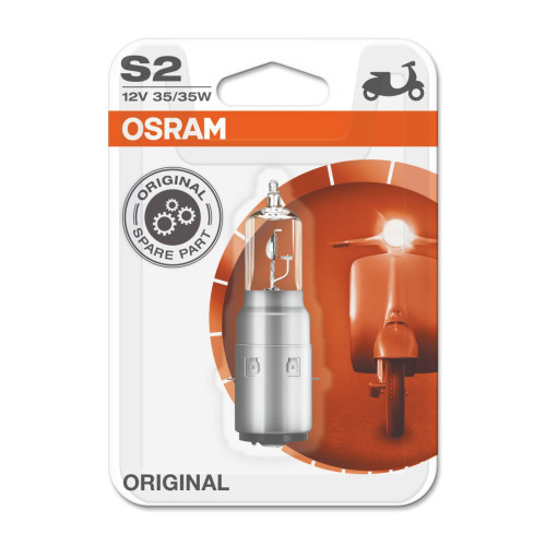 Osram S2-BA20d Original Line 12V 1τμχ Blister(64327-01B)