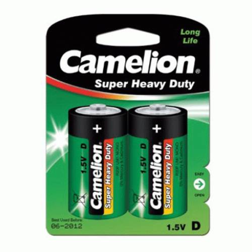 Αλκαλική Μπαταρία Camelion D (2 τεμάχια) – Super Heavy Duty