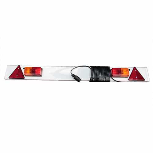 Μπάρες τρέιλερ 140 x 14 cm (8m καλώδιο με παραλληλόγραμμα φανάρια)