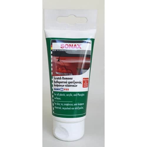 SONAX κρέμα αφαίρεσης γρατσουνιάς από διάφανα πλαστικά 75ml